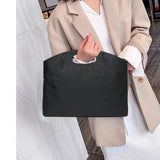 Briefcase Office Document Material Storage Bag Text Printed Business Laptop