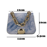 British Small Square Bag Women's Handbag Chain Shoulder Bags