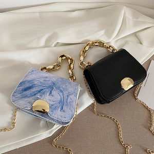 British Small Square Bag Women's Handbag Chain Shoulder Bags