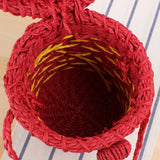 British Strawberry Woven Bag Rural Beach Straw Bag