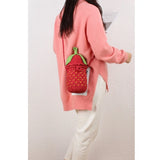 British Strawberry Woven Bag Rural Beach Straw Bag