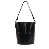 Large Capacity Bucket Bag Western Style Female Shoulder Bags Retro Messenger