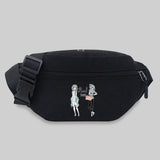 Unisex Waist Bag Leisure Fanny Pack Messenger Chest Student Bum Bag