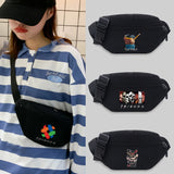 Unisex Waist Bag Leisure Fanny Pack Messenger Chest Student Bum Bag