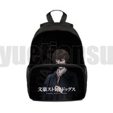 Bungou Stray Dogs Dazai Osamu Backpack 16 Inch Unisex Japanese School Bag