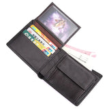 Men's Cow Leather Short Wallet High Quality Cash Clutch