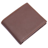 Men's Cow Leather Short Wallet High Quality Cash Clutch