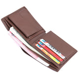Men's Cow Leather Short Wallet High Quality Cash Clutch