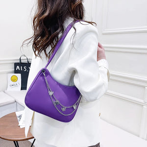 Nylon Women Handbags Shoulder Bags Ladies Top Handle Purse