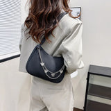 Solid Nylon Women's Shoulder Bag Ladies Handbag Girls Purse