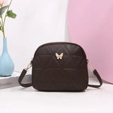 Butterfly Embroidery Shoulder Bag Women's Crossbody