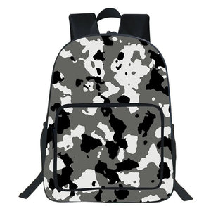 Camouflage Backpack Boys And Girls School Bag Rucksack Travel Mochila