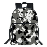 Camouflage Backpack Boys And Girls School Bag Rucksack Travel Mochila