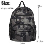 Camouflage Backpack Waterproof Travel Backpack Large Capacity