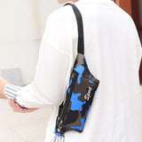 Dark Grain Camo Bum Bag - Unisex Fanny Pack