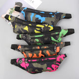 Dark Grain Bum Bag Canvas Unisex Fanny Pack Waist Hip Belt Bag