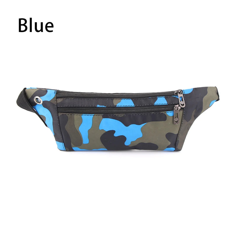 Dark Grain Bum Bag Canvas Unisex Fanny Pack Waist Hip Belt Bag