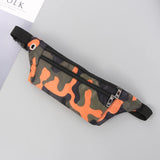Dark Grain Bum Bag Canvas Unisex Fanny Pack Waist Hip Belt Bag