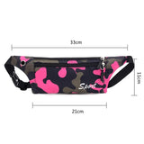 Dark Grain Camo Bum Bag Fanny Pack