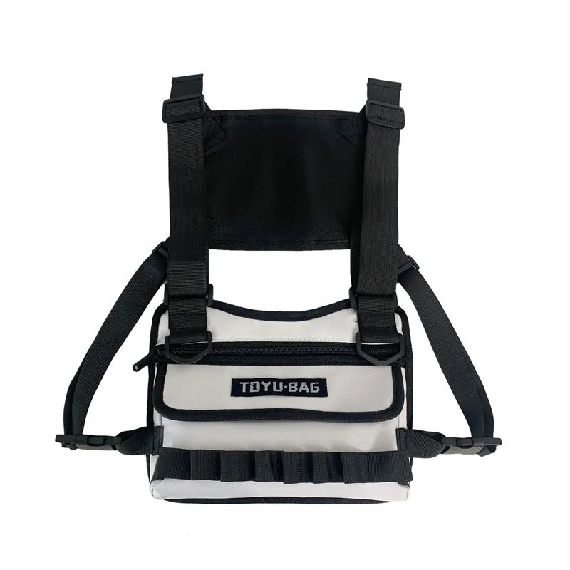 Camouflage Graffiti Hip-Hop Chest Bag Streetwear Sgraffiti Writer Chest Rig Pack