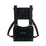Camouflage Graffiti Hip-Hop Chest Bag Streetwear Sgraffiti Writer Chest Rig Pack