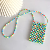 Colorful Crossbody Beaded Bags for Women Purses