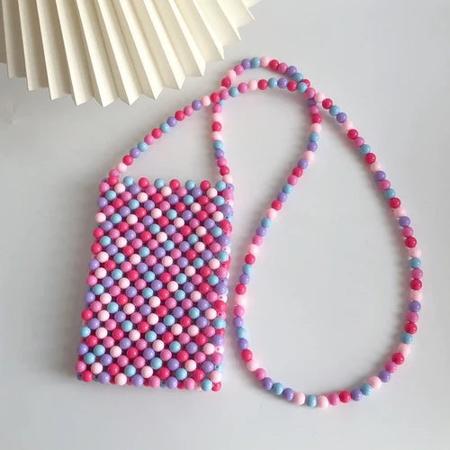 Colorful Crossbody Beaded Bags for Women Purses