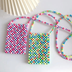 Colorful Crossbody Beaded Bags for Women Purses