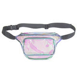 Candy PVC Women's Waist Bag Outdoor Sports Chest Bag