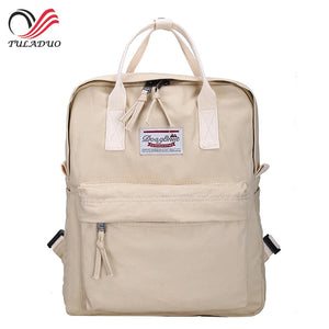 Canvas Backpacks Softback Women Backpack School Bags For Girls Student Book Bag