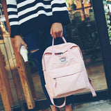 Canvas Backpacks Softback Women Backpack School Bags For Girls Student Book Bag