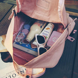 Canvas Backpacks Softback Women Backpack School Bags For Girls Student Book Bag
