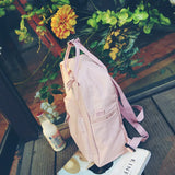 Canvas Backpacks Softback Women Backpack School Bags For Girls Student Book Bag