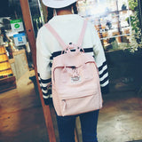 Canvas Backpacks Softback Women Backpack School Bags For Girls Student Book Bag