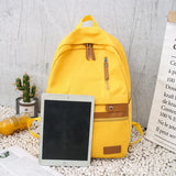 Canvas Casual Women Outdoor Shoulder Bag Backpack