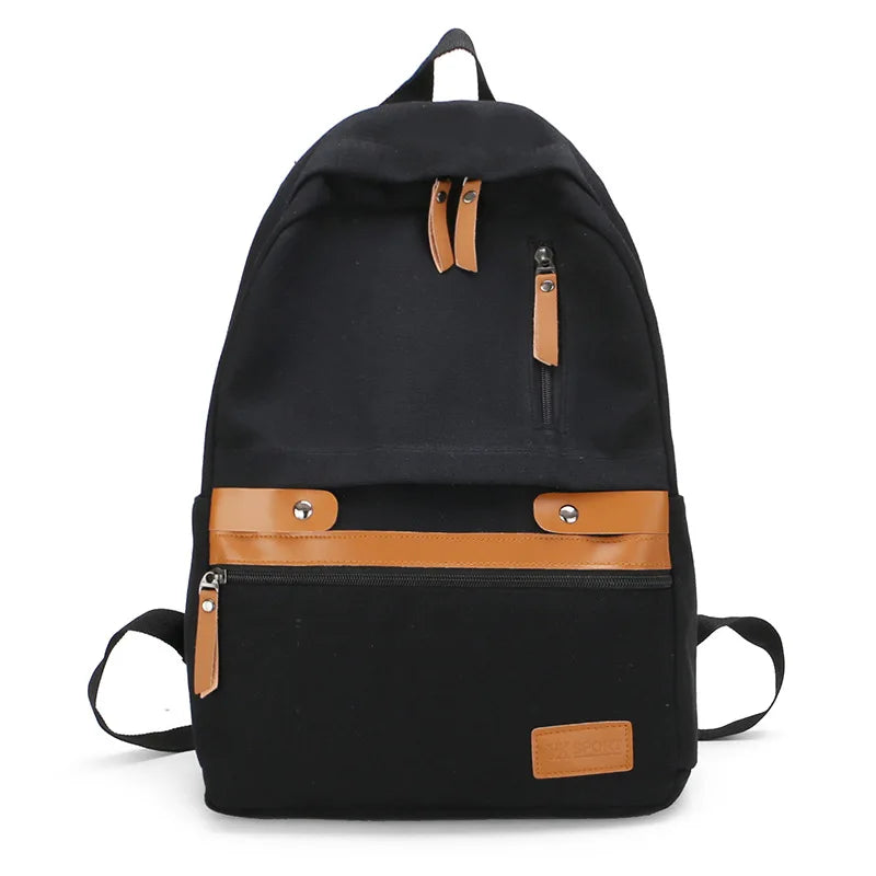 Canvas Casual Women Outdoor Shoulder Bag Backpack