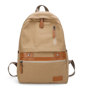 Canvas Casual Women Outdoor Shoulder Bag Backpack