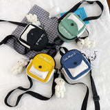 Canvas Crossbody Bag for Women Small Fresh One Shoulder Messenger Bag