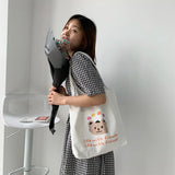 Canvas Bag Women's Shoulder Bag Fresh Literary Female Student Cloth Bag