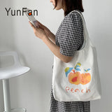 Canvas Bag Women's Shoulder Bag Fresh Literary Female Student Cloth Bag