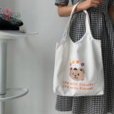Canvas Bag Women's Shoulder Bag Fresh Literary Female Student Cloth Bag