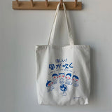 Canvas Bag Women's Single Shoulder Handbag Japanese Cartoon