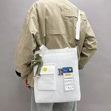 Canvas Bags Female Student Handbags Book Bags Style Large-capacity Messenger Bag