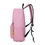 Canvas Children Bags Large-capacity Kids School Bag Cat Knapsack