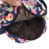 Canvas Diagonal Women's Shoulder Bags Floral Cloth Bags
