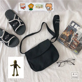 Canvas Female Shoulder Bag Unisex Casual Ladies Messenger