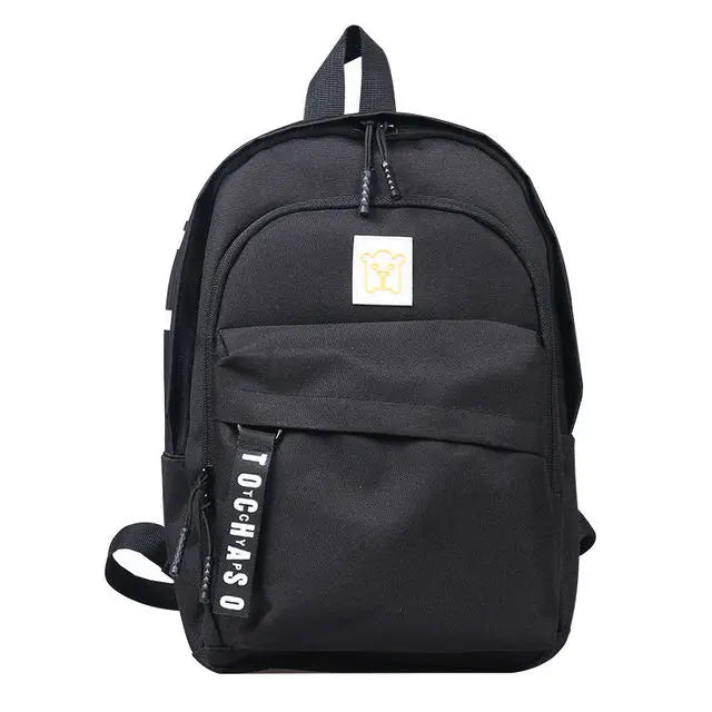 Canvas Kids Backpacks School Bags Splicing Student School Bags for Girls Boy