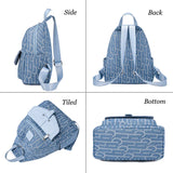 Canvas School Backpack for Teenage Girls