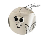 Canvas Shoulder Bag Lightweight Student Cloth Bag Japanese Cartoon Printing