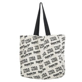 Large Capacity Shoulder Bag INS Letters Canvas Shopping